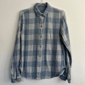 Reversible Belmar Shirt - Steel Blue Buffalo Check - STEEL BLUE/CREAM MULTI / S